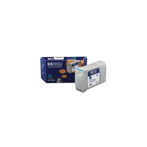 ראש דיו ציאן / כחול  HP 80 C4846A למכירה , 2 image