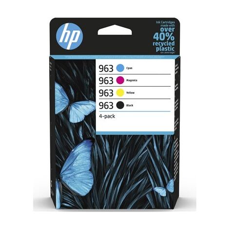 מארז ראשי דיו 963 6ZC70AE מארז 4 ראשי דיו HP למכירה , 2 image
