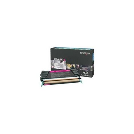 טונר מג'נטה / אדום  Lexmark C734A1MG לקסמרק למכירה 