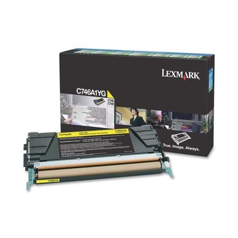 טונר  צהוב Lexmark C746A1YG לקסמרק למכירה 