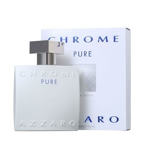 בושם לגבר Azzaro Chrome Pure E.D.T 100ml למכירה , 2 image