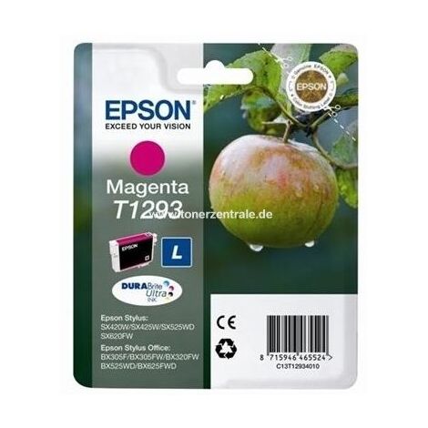 ראש דיו מג'נטה / אדום  Epson T1293 אפסון למכירה 