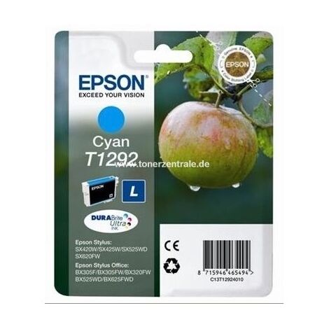 ראש דיו ציאן / כחול  Epson T1292 אפסון למכירה 