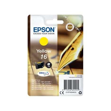 ראש דיו Epson 16 Y C13T16244012 אפסון למכירה , 2 image
