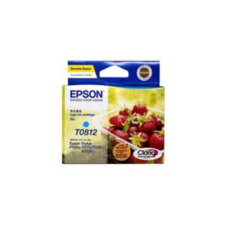 ראש דיו ציאן / כחול  Epson T0812 אפסון למכירה , 2 image