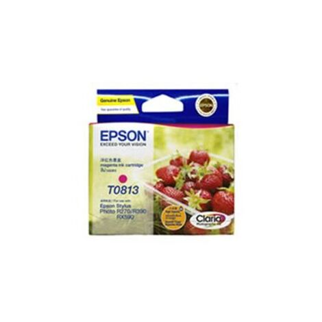 ראש דיו מג'נטה / אדום  Epson T0813 אפסון למכירה , 2 image