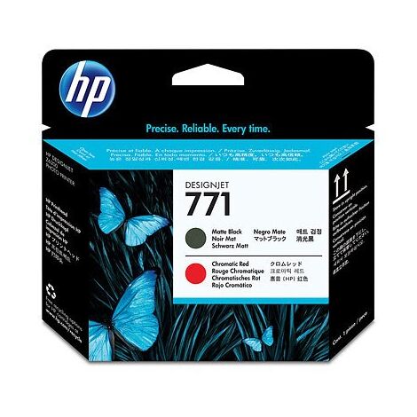 ראש דיו  שחור ואדום HP 771 CE017A למכירה 