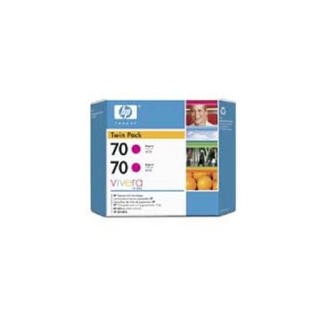 ראש דיו מג'נטה / אדום  HP 70 CB344A למכירה , 2 image