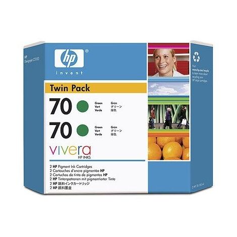 ראש דיו  ירוק HP 70 CB348A למכירה , 2 image