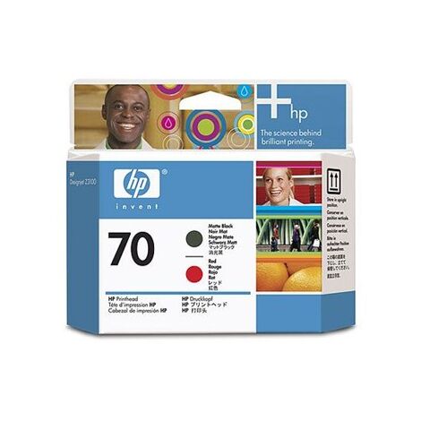 ראש דיו  שחור ואדום HP 70 C9409A למכירה , 2 image