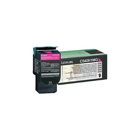 טונר מג'נטה / אדום  Lexmark 0C540H1MG לקסמרק למכירה , 2 image