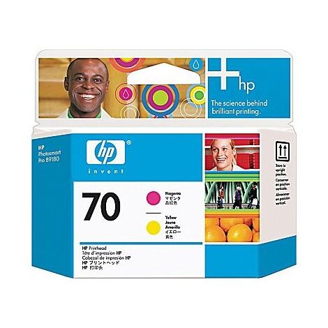 ראש דיו  מגנטה וצהוב HP 70 C9406A למכירה 