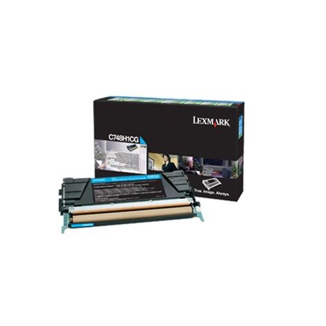 טונר ציאן / כחול  Lexmark C748H1CG לקסמרק למכירה 