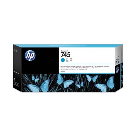 מילוי טונר ציאן / כחול  HP 745 F9K03A למכירה 