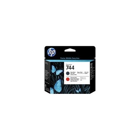 ראש דיו  שחור מט ואדום HP 744 F9J88A למכירה , 2 image