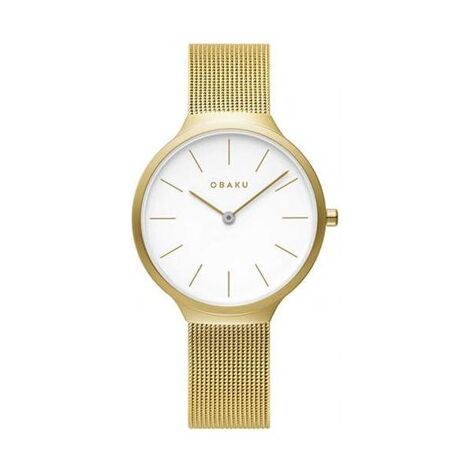 שעון יד  אנלוגי  לאישה OBAKU V240LXGWMG למכירה , 2 image