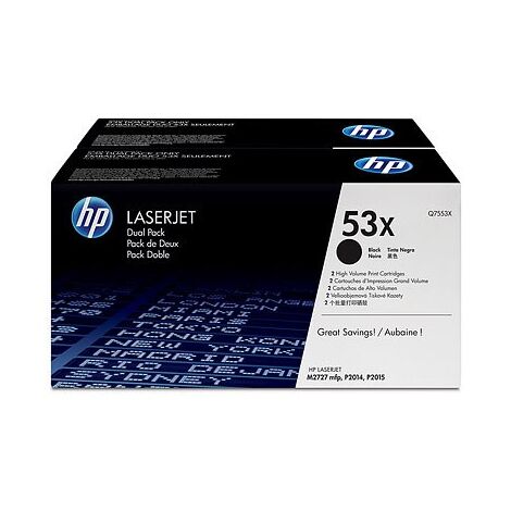 טונר  שחור HP 53X Q7553XD   2Pack למכירה 