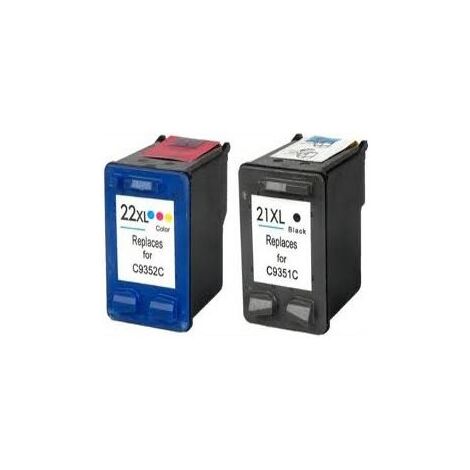 ראש דיו 21XL + 22XL C9351C + C9352C זוג HP למכירה , 2 image