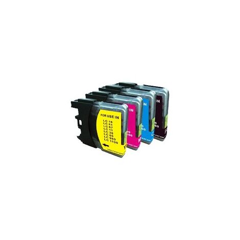 ראש דיו LC980XL / 1100XL סט 4 ראשי דיו Brother למכירה , 2 image