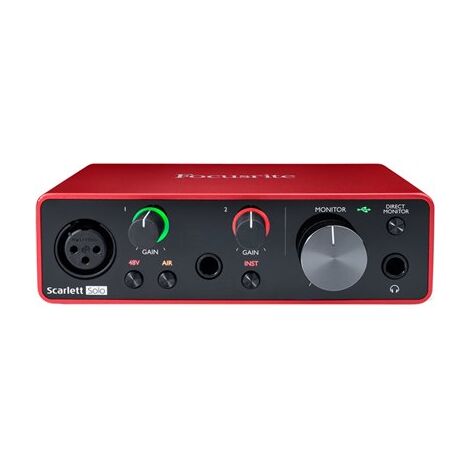 כרטיס קול Focusrite Scarlett Solo G3 למכירה , 3 image