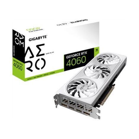 כרטיס מסך Gigabyte GeForce RTX 4060 Aero GV-N4060AERO OC-8GD למכירה 