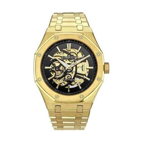 שעון יד  אנלוגי  לגבר Emboss Triton Autom EMTRMUYGYMY008 למכירה , 2 image
