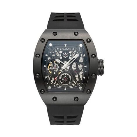 שעון יד  אנלוגי  לגבר Emboss Pentagon EMPESKBKBSB000 למכירה 