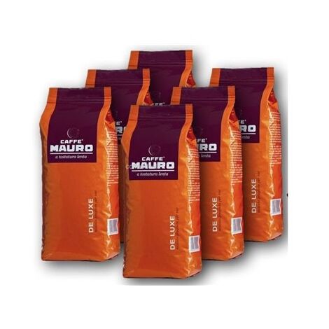 פולי קפה Mauro De Luxe Beans 6 kg למכירה 