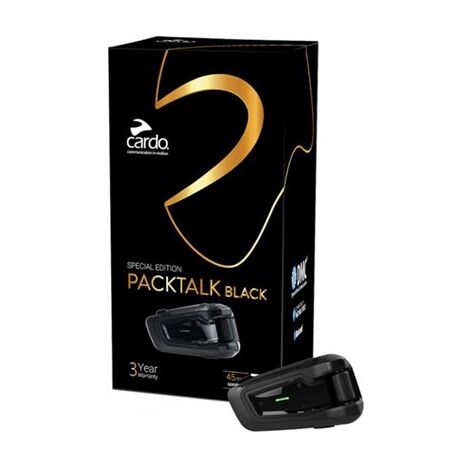 דיבורית לאופנוע Cardo Scala Rider Packtalk Black Special Edtion למכירה , 2 image