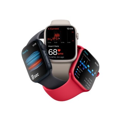שעון חכם Apple Watch Series 8 41mm Aluminum Case Sport Band GPS אפל למכירה , 4 image
