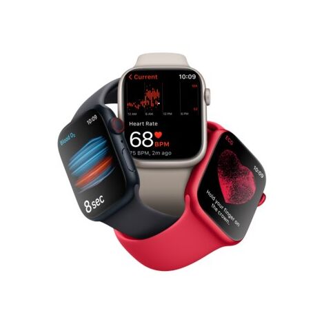שעון חכם Apple Watch Series 8 45mm Aluminum Case Sport Band GPS + Cellular אפל למכירה , 3 image