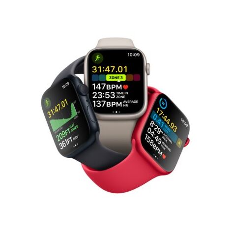 שעון חכם Apple Watch Series 8 45mm Aluminum Case Sport Band GPS אפל למכירה , 4 image