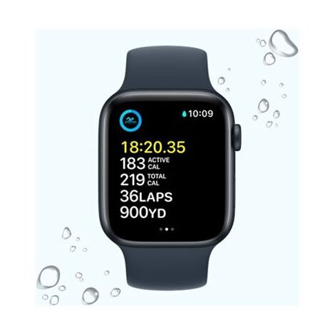שעון חכם Apple Watch SE 2nd Gen 44mm Aluminum Case Sport Band GPS אפל למכירה , 5 image