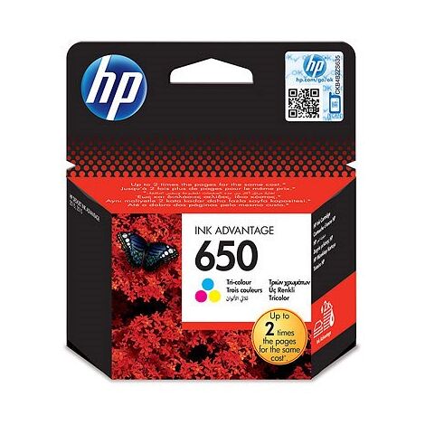 ראש דיו  צבעוני HP 650 CZ102AE למכירה , 2 image