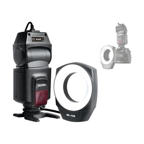 טבעת פלאש Godox Macro Ring Flash ML-150 למכירה , 2 image