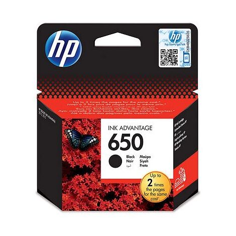 ראש דיו  שחור HP 650 CZ101AE למכירה , 2 image