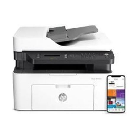 מדפסת  לייזר  משולבת HP Laser MFP 137fnw 4ZB84A למכירה , 3 image