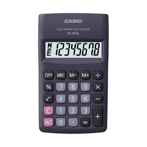 מחשבון כיס HL815 Casio קסיו למכירה , 2 image