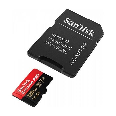 כרטיס זיכרון SanDisk Extreme Pro SDSQXCY-128G 128GB Micro SD סנדיסק למכירה , 4 image