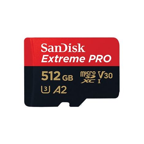 כרטיס זיכרון SanDisk Extreme Pro SDSQXCZ-512G 512GB Micro SD סנדיסק למכירה 