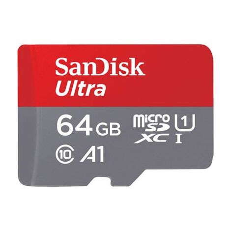 כרטיס זיכרון SanDisk Ultra SDSQUA4-064G 64GB Micro SD סנדיסק למכירה 