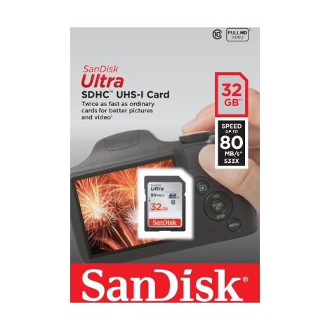 כרטיס זיכרון SanDisk Ultra SDSDUN4-032G 32GB SD סנדיסק למכירה , 3 image