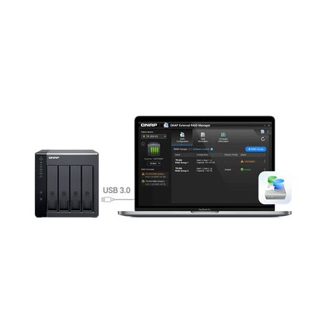 שרת NAS  QNAP TR-004 למכירה , 3 image