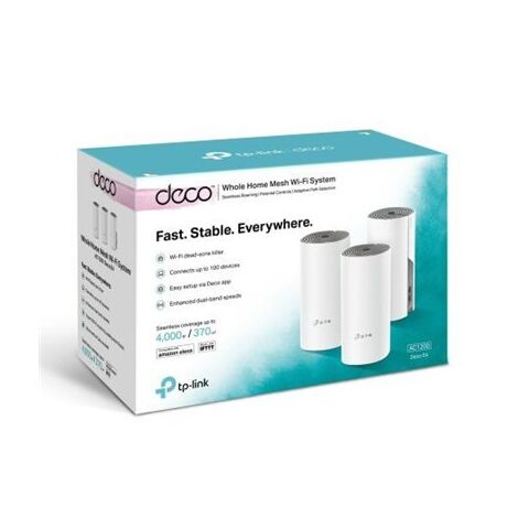 מערכת MESH  Deco E4 Kit 3 pack TP-Link למכירה , 3 image