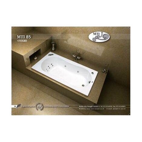 אמבטיה  מלבנית MTI MTI-85 למכירה , 2 image