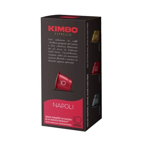 Kimbo Napoli 10 יחידות למכונות נספרסו למכירה 