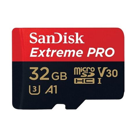 כרטיס זיכרון SanDisk Extreme Pro SDSQXCG-032G 32GB Micro SD סנדיסק למכירה 