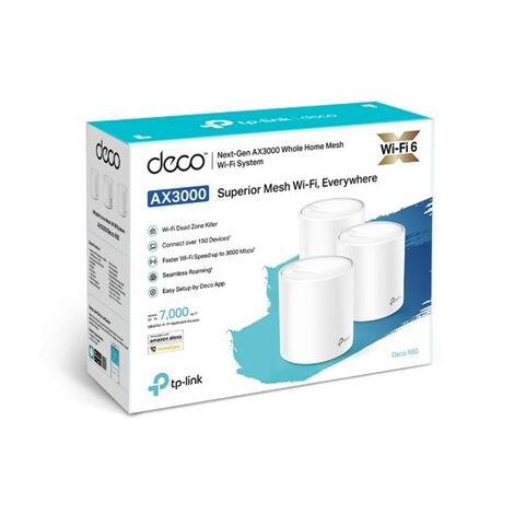 מערכת MESH  Deco X60 AX3000 Mesh 3-Pack TP-Link למכירה , 3 image