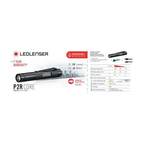 פנס יד Ledlenser P2R Core למכירה , 2 image