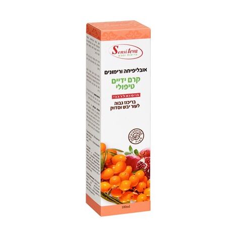 קרם ידיים אובליפיחה היפואלרגני 100 מ"ל Sensi Teva למכירה , 2 image